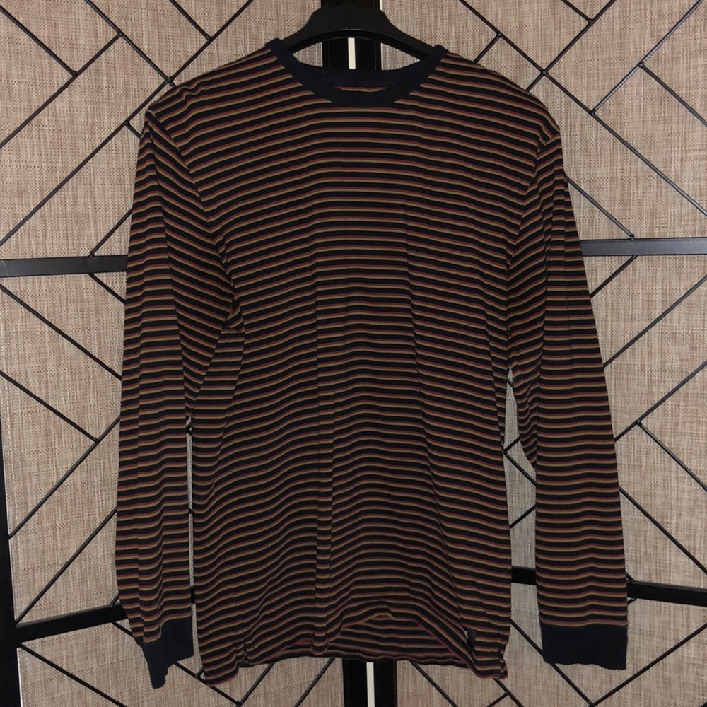 Vans XL Black,Red,Brown striped LS